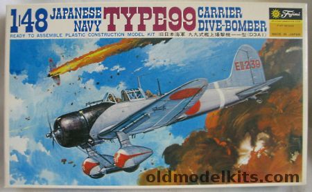 Fujimi 1/48 Aichi Type 99 Val Carrier Dive Bomber - Markings for Three Aircraft, 5A25 plastic model kit